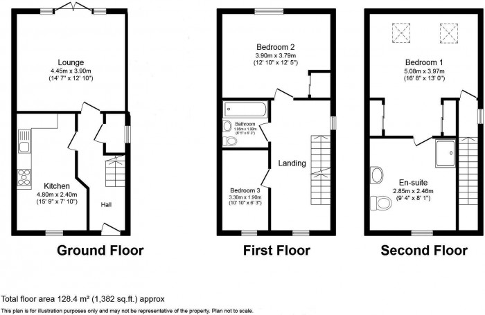 Floorplan for Poppy Road, Witham St. Hughs, Lincoln