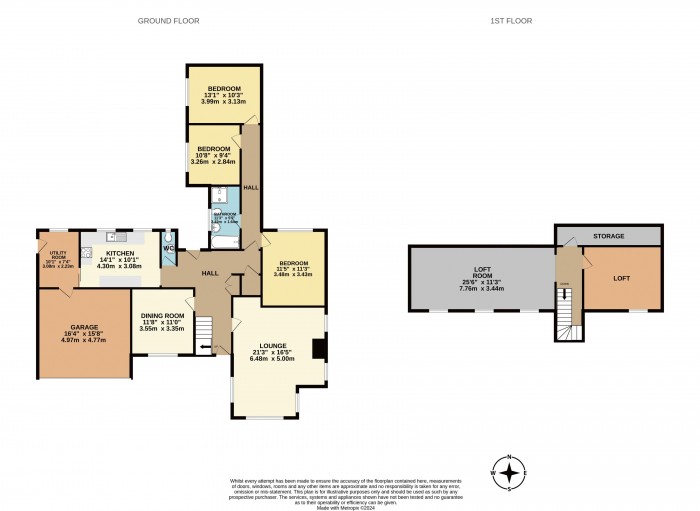 Floorplan for Holme Lane, Bottesford