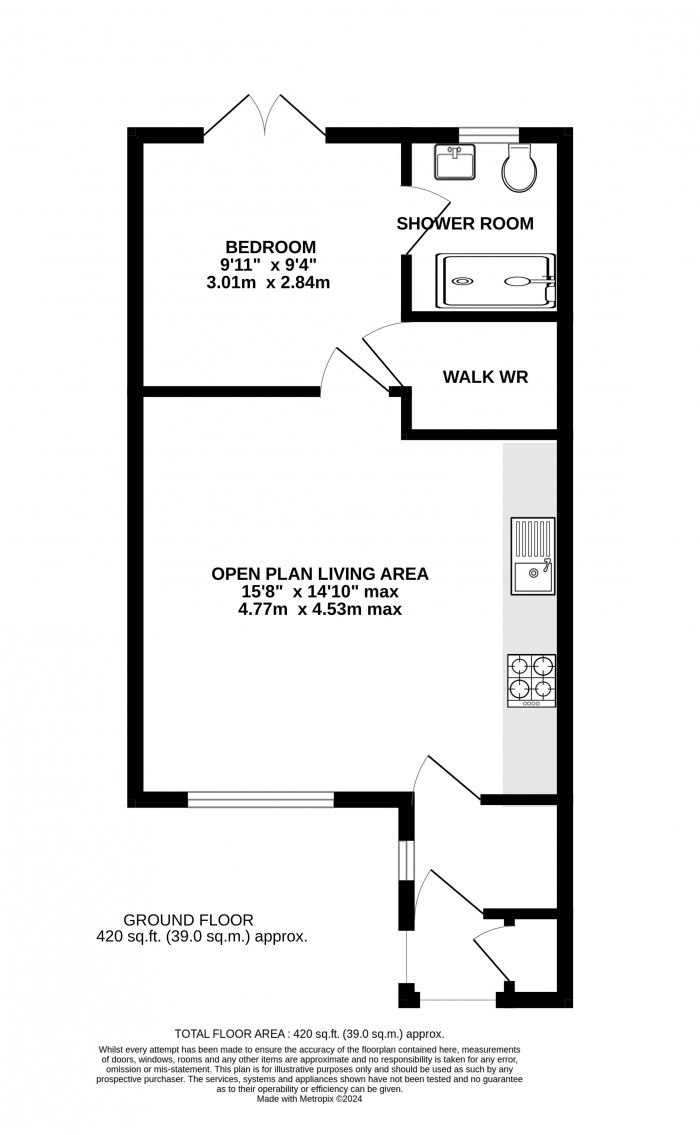 Floorplan for Meadowlake Close, Lincoln