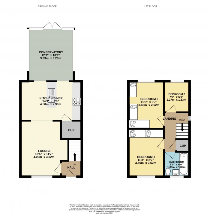 Floorplan for Valley View Drive, Bottesford