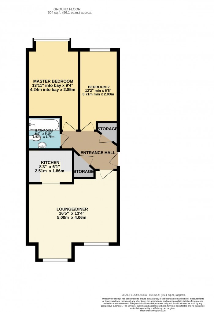 Floorplan for Tiber Road, North Hykeham, Lincoln