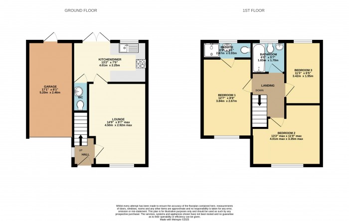 Floorplan for Poppyfield Way, Winterton