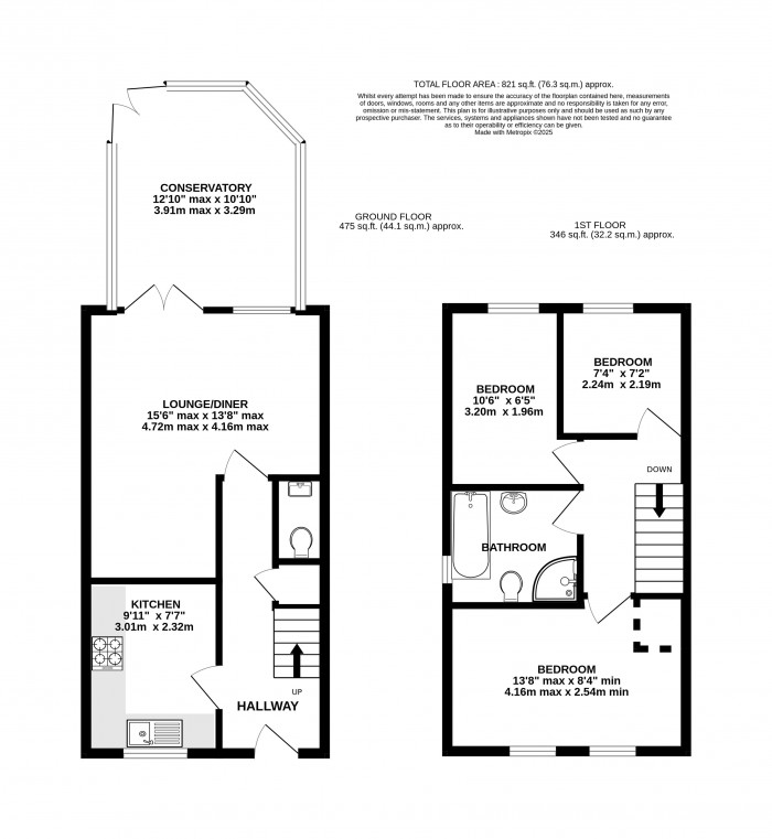 Floorplan for Ripon Close, Bracebridge Heath, Lincoln