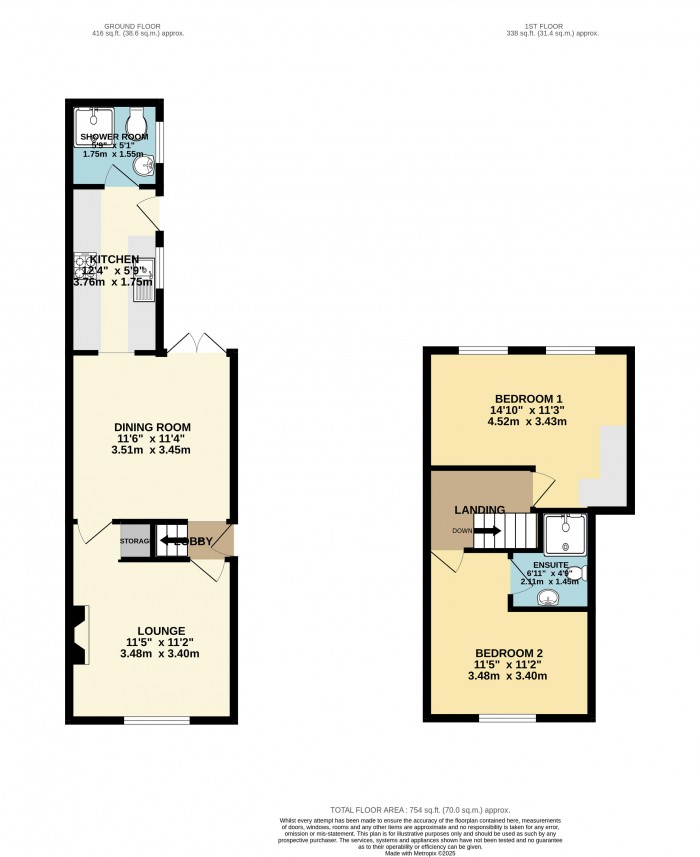 Floorplan for Hungate, Lincoln