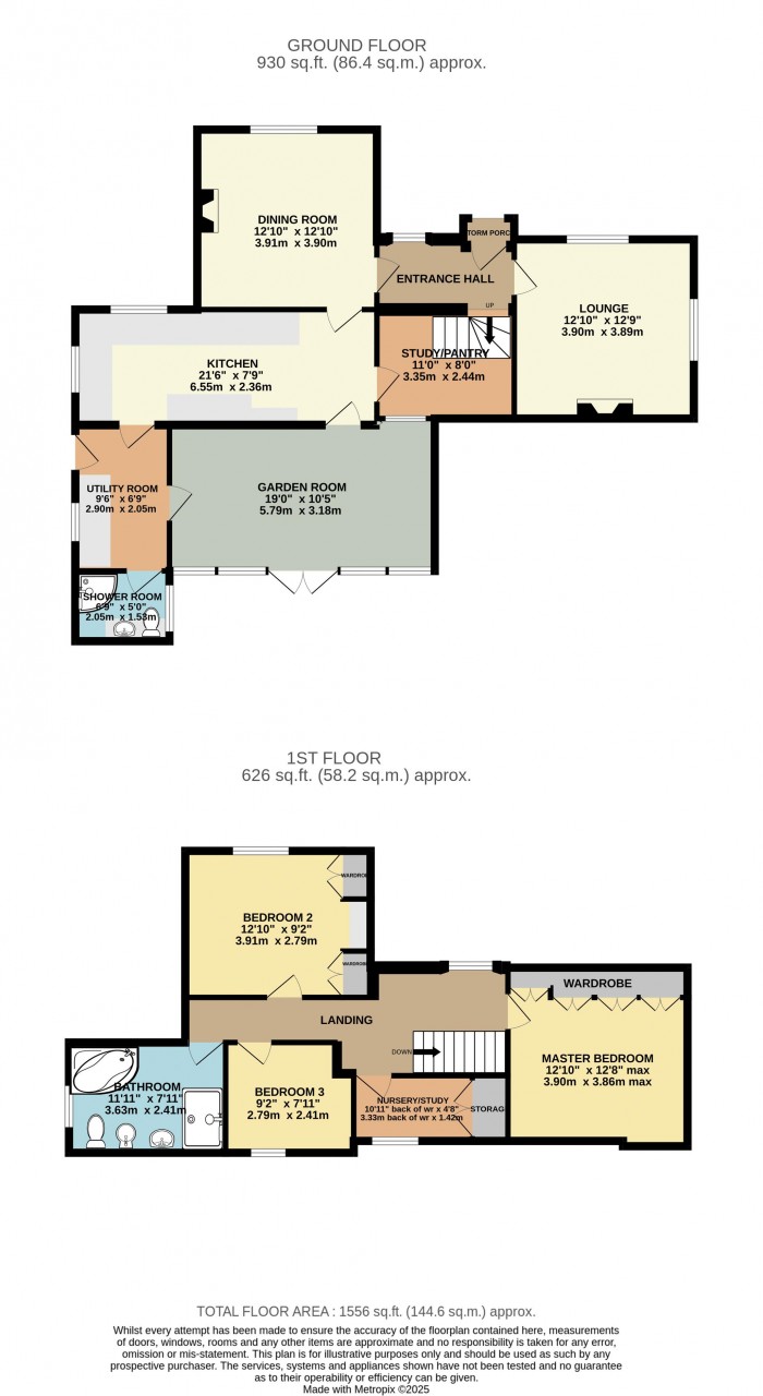 Floorplan for The Old School House, Church Street, Hemswell