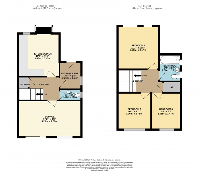 Floorplan for Harrier Court, Lincoln