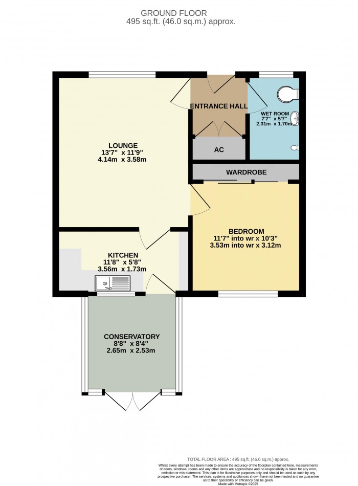 Floorplan for St. Claires Court, Lincoln