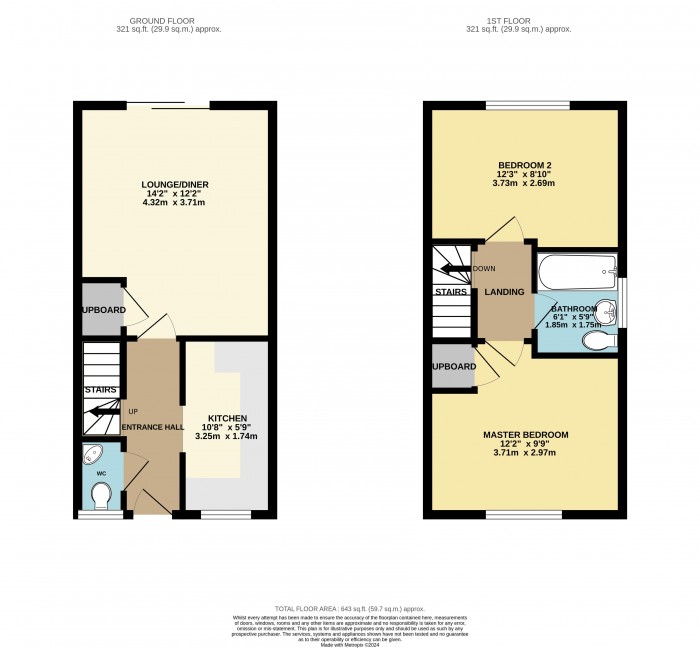 Floorplan for Wentworth Way, Lincoln