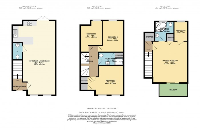 Floorplan for Newark Road, Lincoln