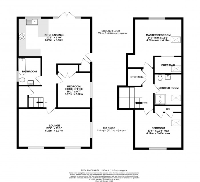 Floorplan for Fitzwilliam Place, Billinghay, Lincoln