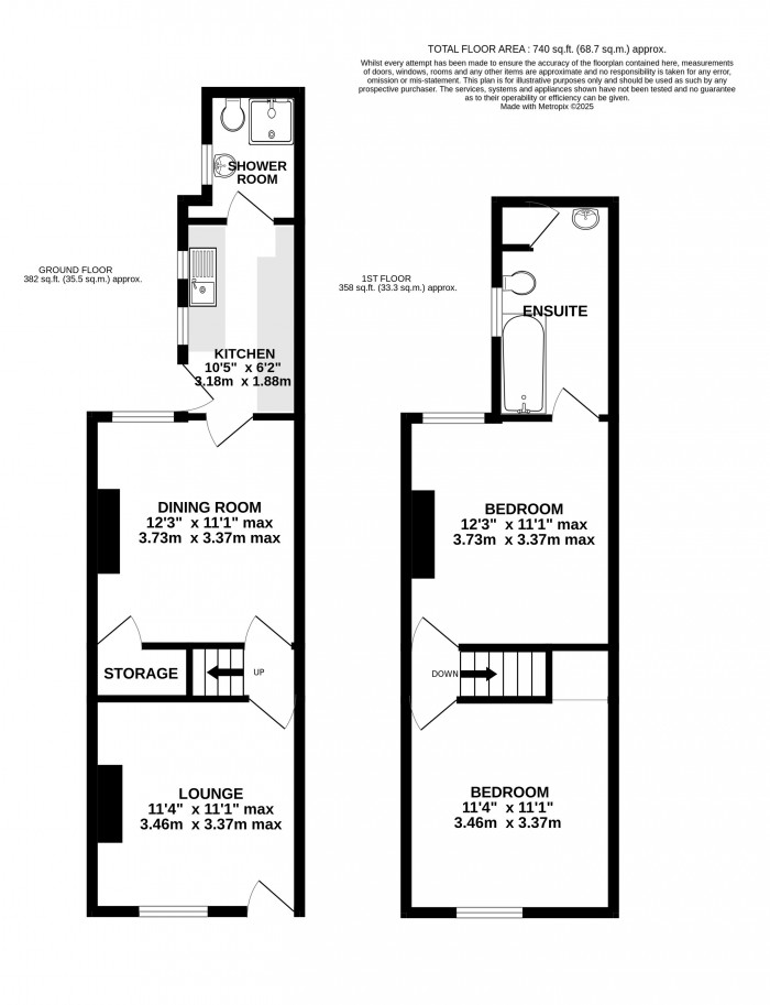 Floorplan for Hood Street, Lincoln