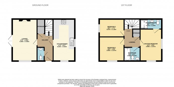 Floorplan for Goldcrest Avenue, Branston, Lincoln