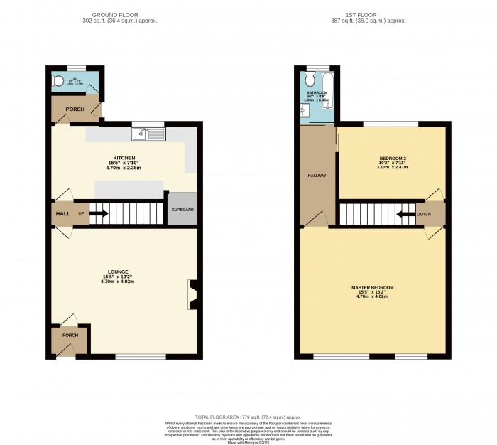 Floorplan for Lister Street, Grimsby