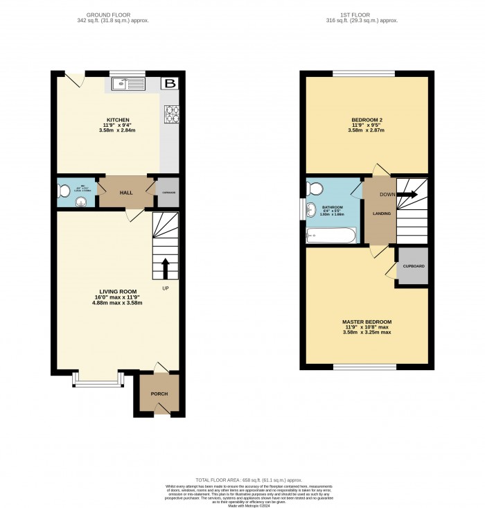 Floorplan for Heron Gate, Scunthorpe