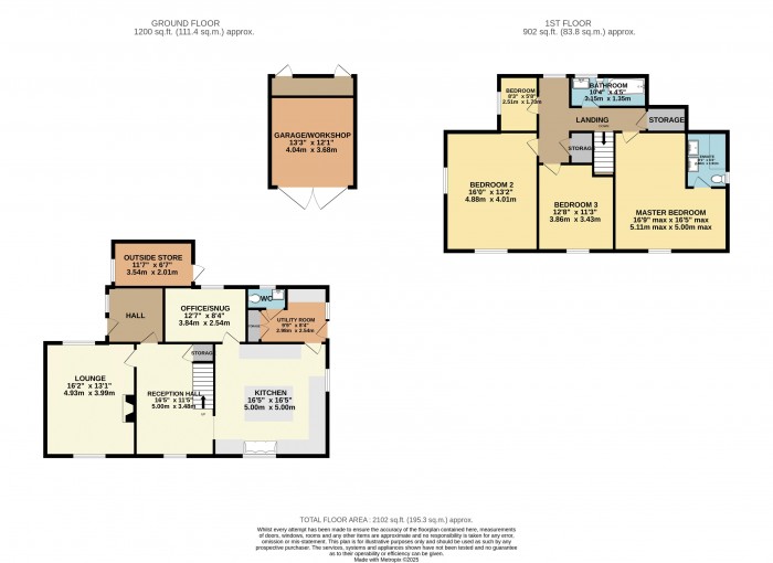 Floorplan for Willow Cottage, Brook Street, Hemswell