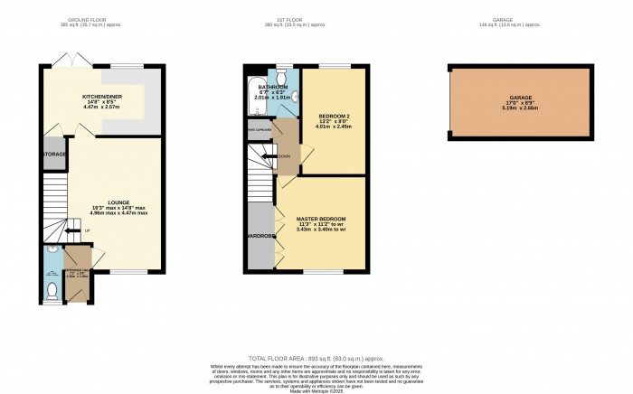 Floorplan for Wolsey Way, Nettleham Fields, Lincoln