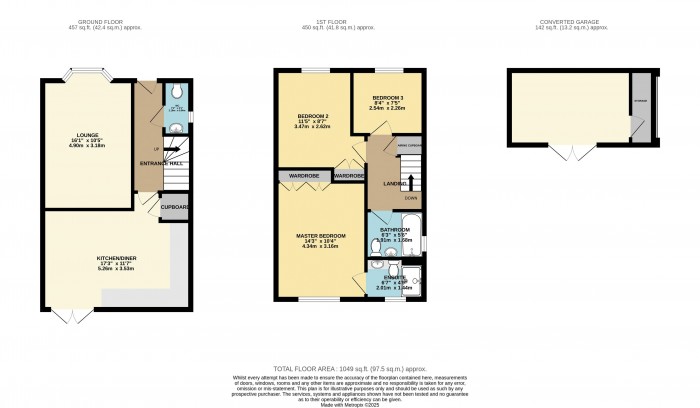 Floorplan for Privet Walk, Witham St. Hughs, Lincoln