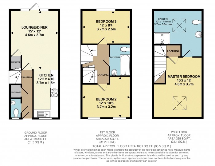 Floorplan for The Park, St. Botolphs Crescent, Lincoln