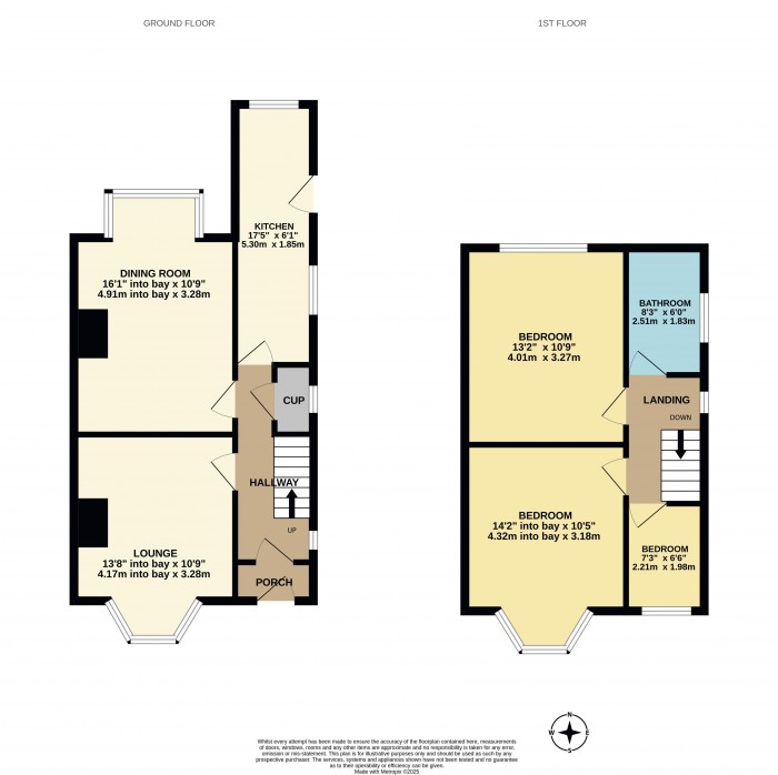 Floorplan for Church Lane, Scunthorpe