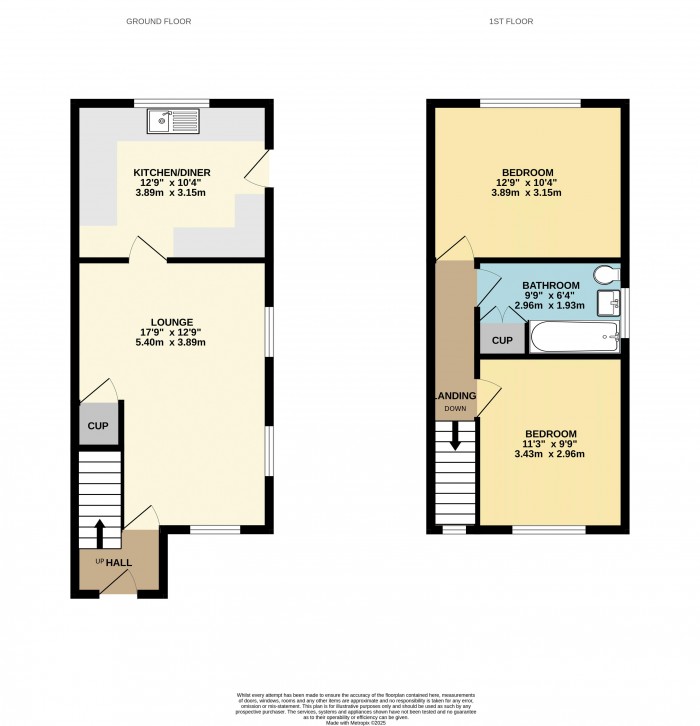 Floorplan for South View, Broughton