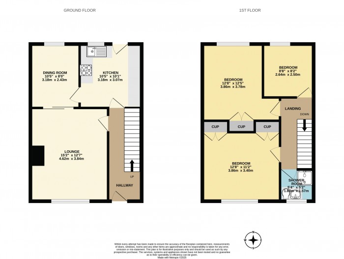 Floorplan for Ripon Close, Scunthorpe