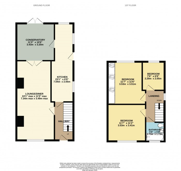 Floorplan for Willoughby Road, Scunthorpe