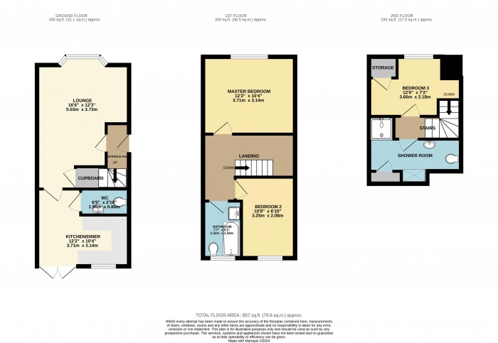 Floorplan for Robey Court, Robey Street, Lincoln