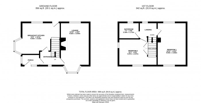 Floorplan for Waddingworth Grove, Ermine East, Lincoln