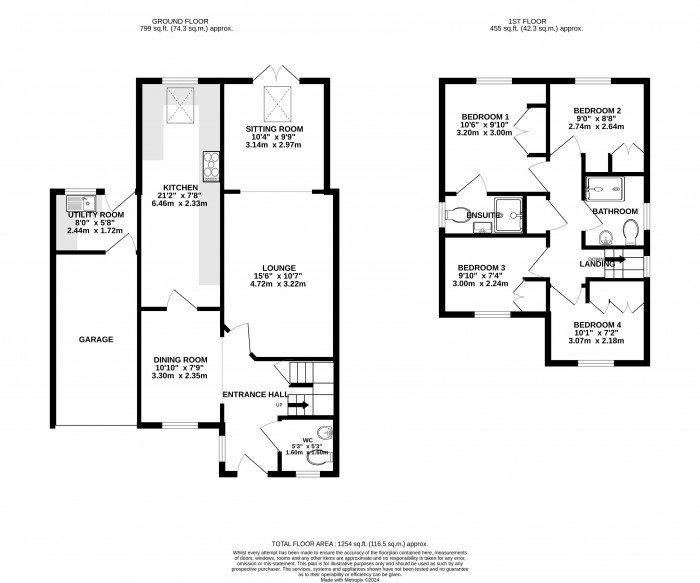 Floorplan for Heath Road, Navenby