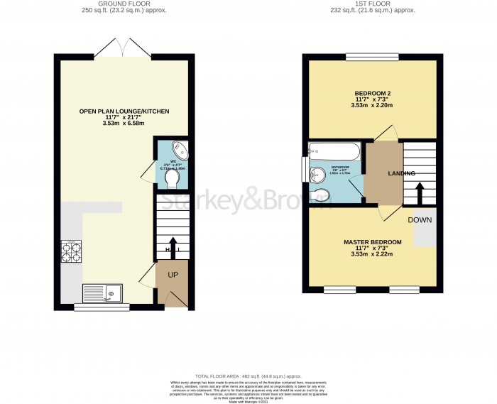 Floorplan for Redshank Drive, Scunthorpe