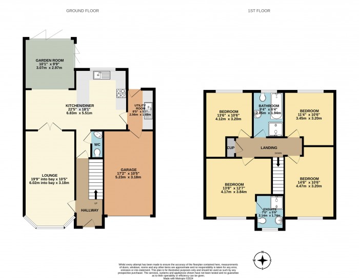 Floorplan for Dunlin Drive, Scunthorpe